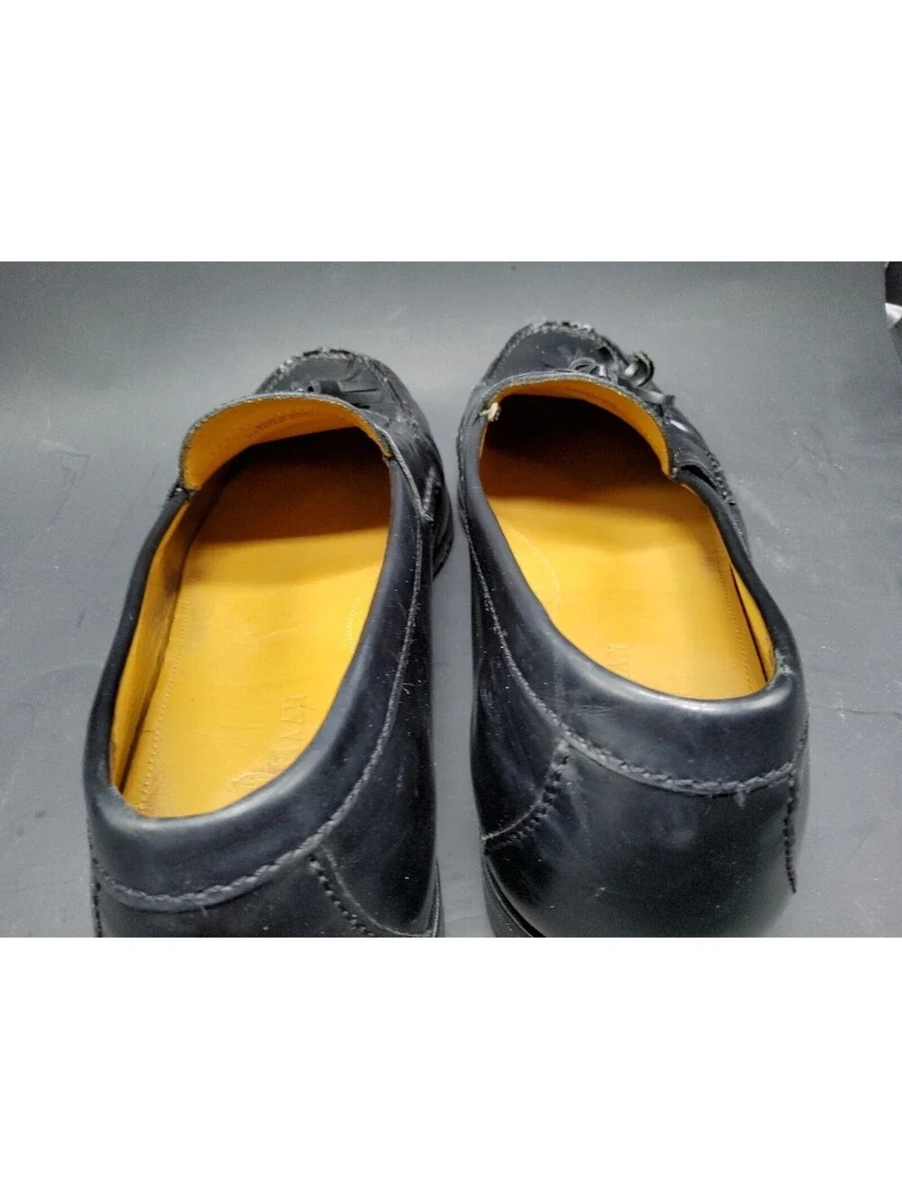 COLE HAAN NikeAir Tassel Loafers C06587 Slip On Dress Shoes Men's 10.5M Black